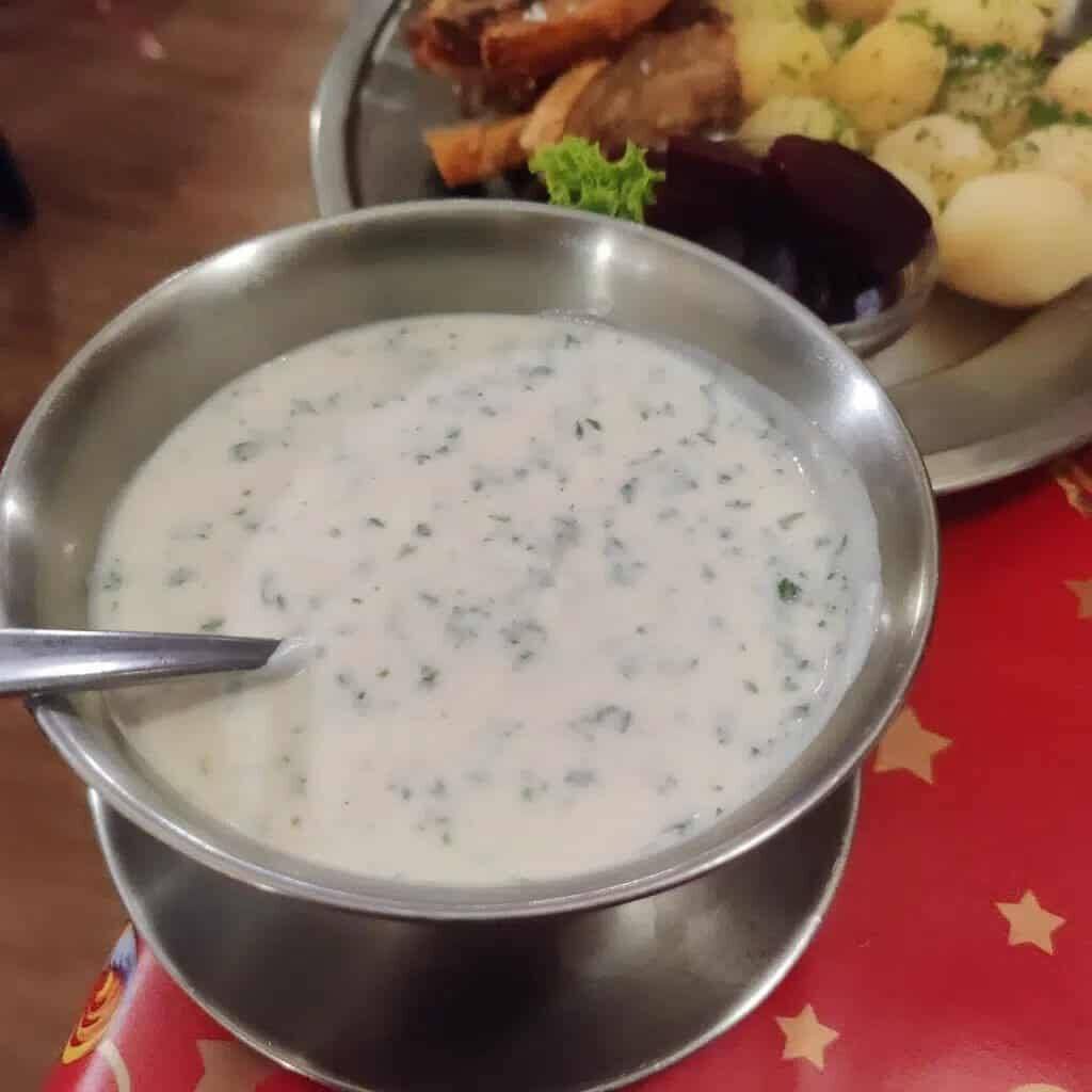 Sovsen på Restaurant Klubben