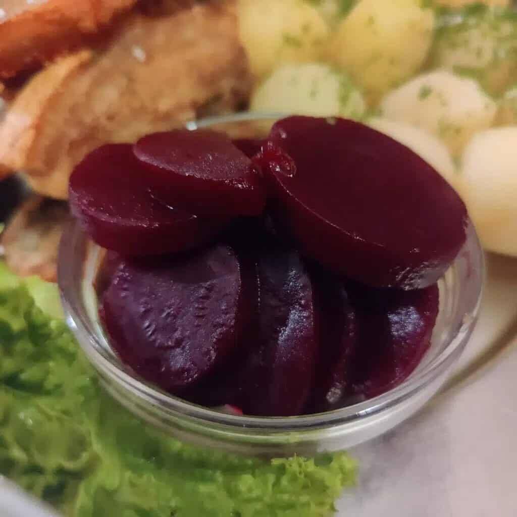 Rødbederne på Restaurant Klubben
