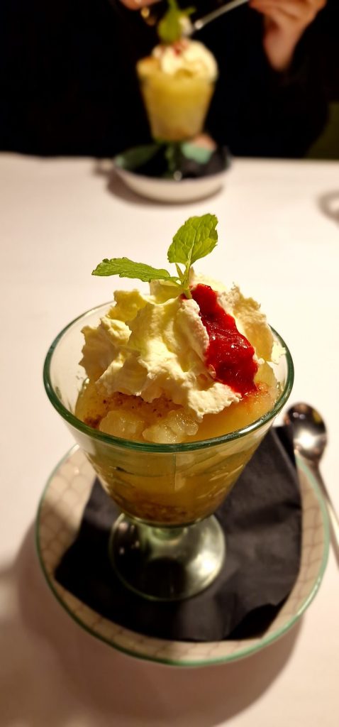 Desserten hos Toldboden Bodega