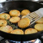 Råstegte kartoffelskiver 4
