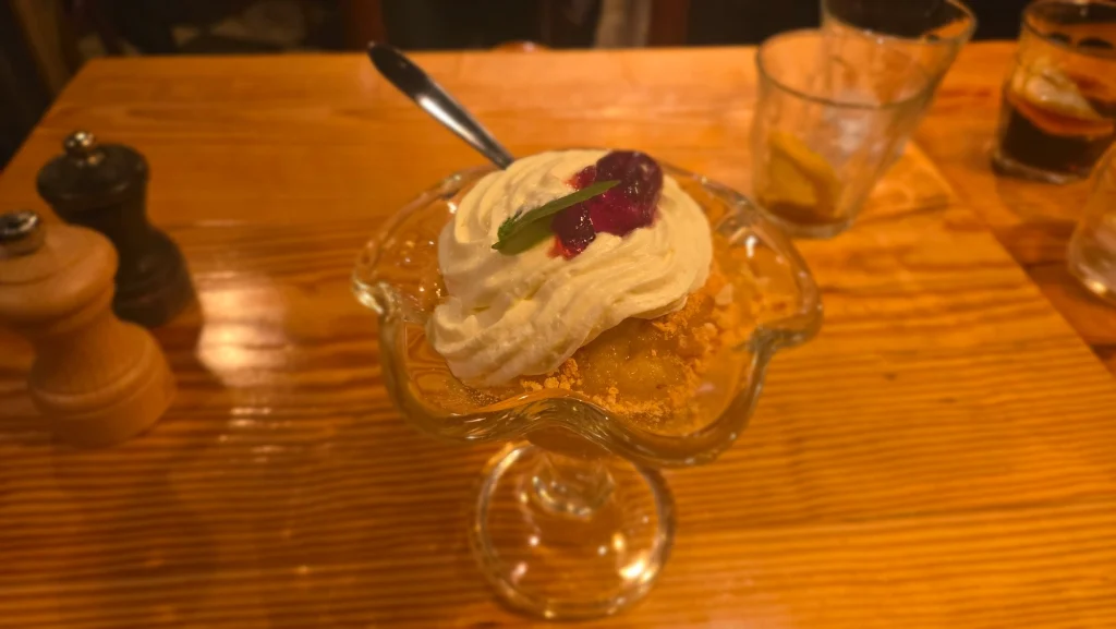 Desserten hos Nyhavns Færgekro