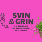Svin & Grin: En aften med sprødt flæsk og højt humør